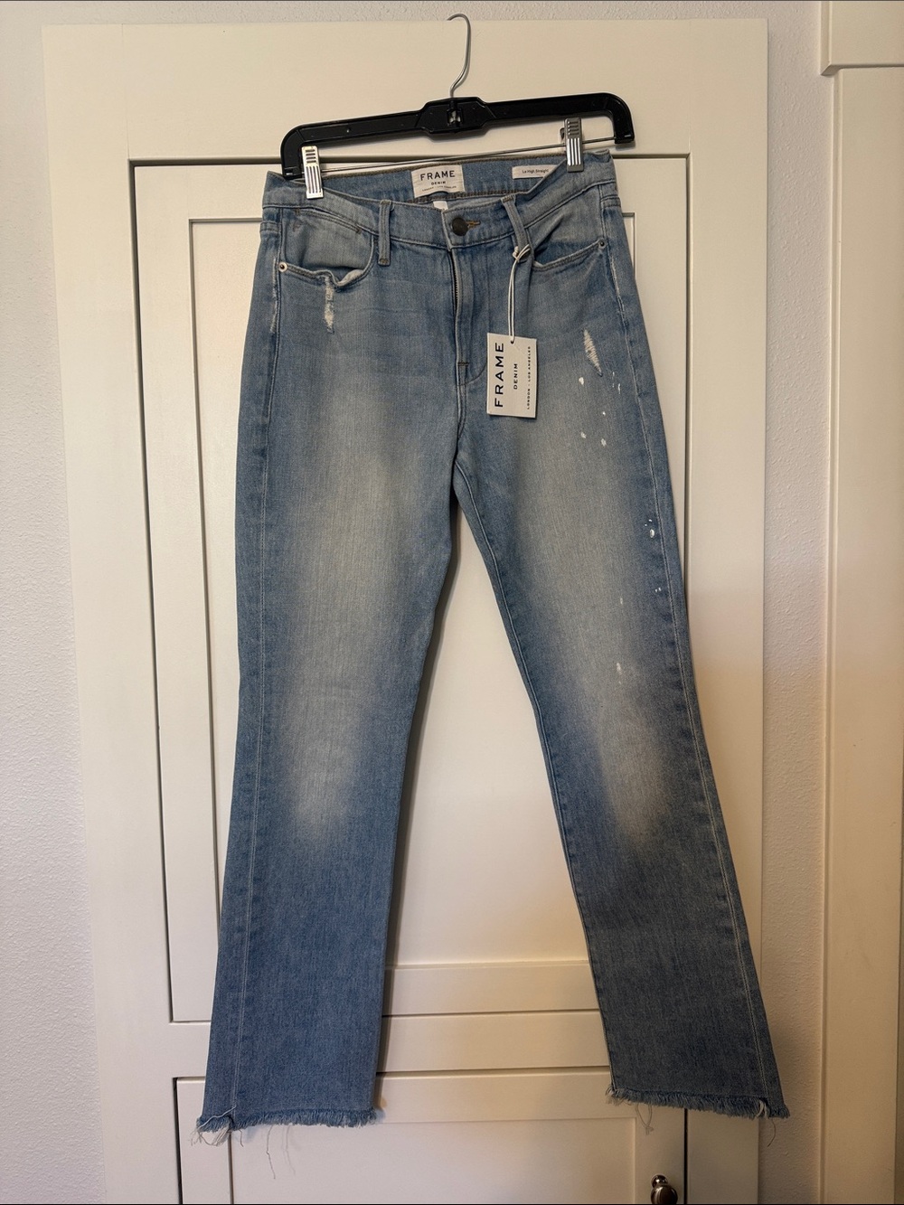 New! Frame Denim Le High Straight Straight leg Jeans